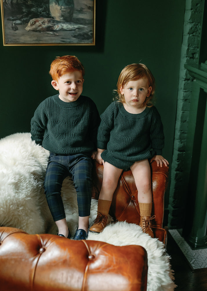 Analogie Chunky Knit Sweater - Forest