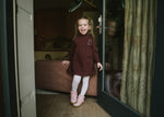 Lil Legs Sweatshirt Dress - Burgundy