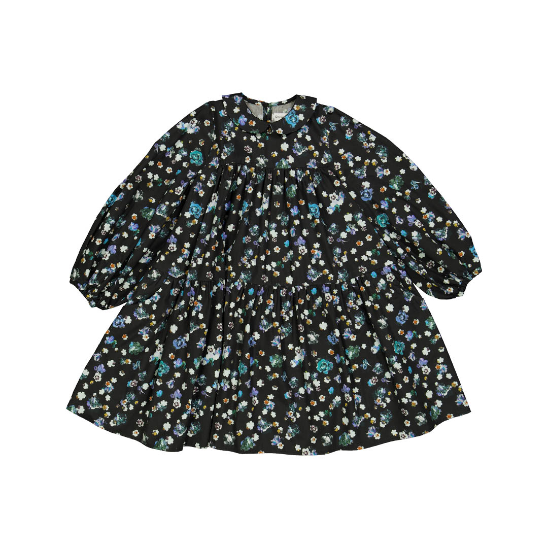 christina rohde blue floral dress CHRISTINA ROHDE WHITE/BLUE FLORAL DRESS main image 0