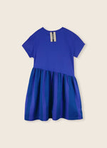 LMN3 Asymmetric Dress - Baja Blue Stripes