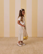 Rylee + Cru Tiered Midi Skirt - Lemons