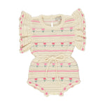 Bebe Organic Paloma Romper - Tulip Crochet – The Shoppe Miami
