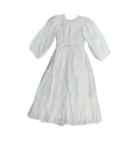 Alitsa Tiered Dress - White