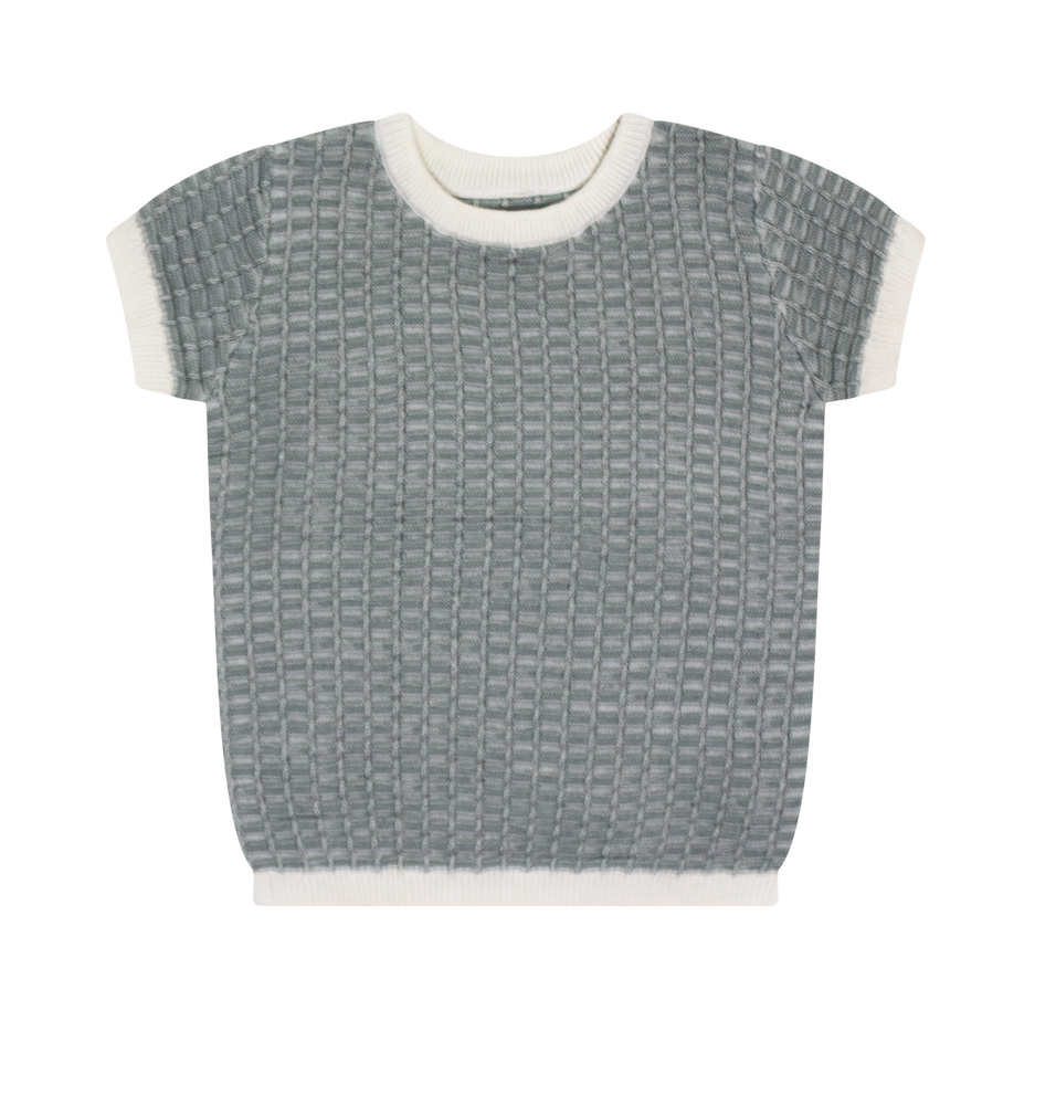 Kipp Stripe Rib Sweater - Green