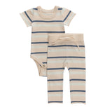Kipp Stripe Knit Set - Celery