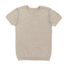 Kipp Enzo Solid Knit Top - Light Blue