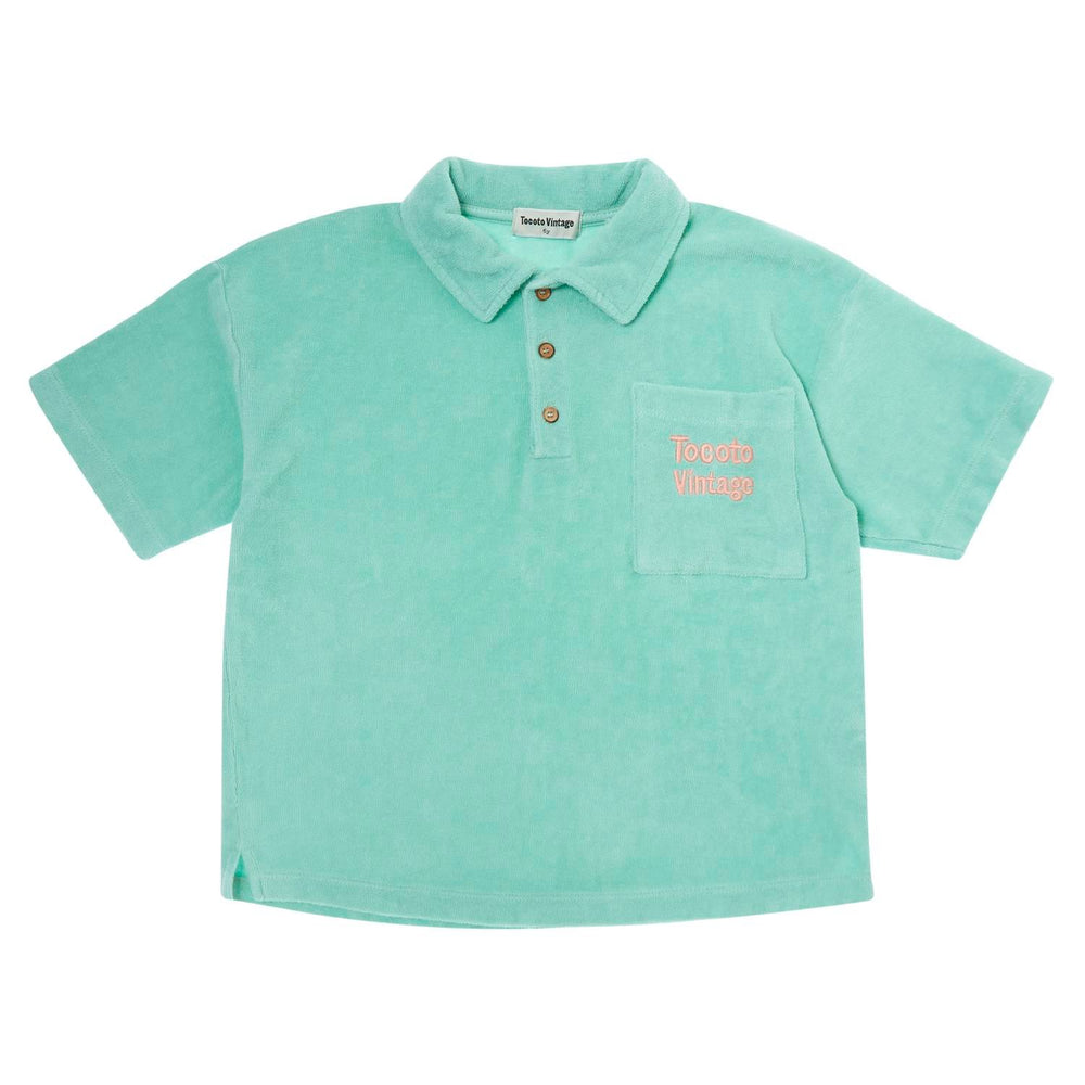 Tocoto Vintage Terry Polo - Green