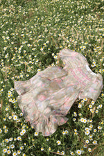 Louise Misha Olivina Dress - Khaki Wild Bouquet