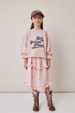 Tocoto Vintage Midi Skirt - Flowers Print