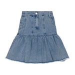 Teela Drop Waist Denim Skirt