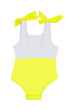 Maillot Neon Color Block Swimsuit