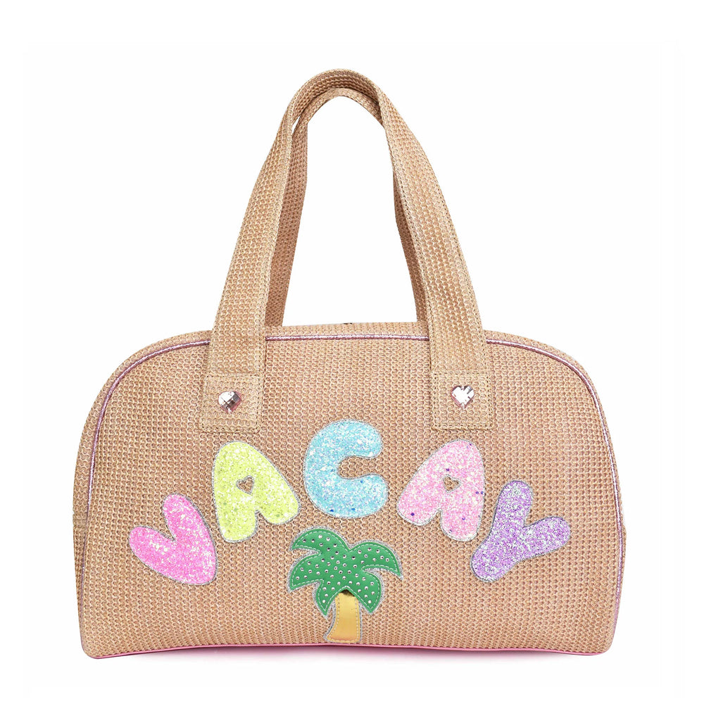 Vacay Straw Medium Duffle