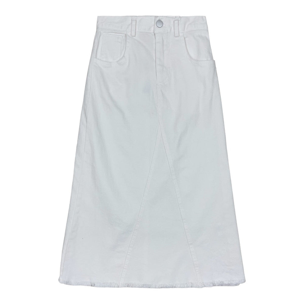 Teela Maxi Triangle Skirt - White