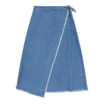 Teela Denim Wrap Maxi Skirt