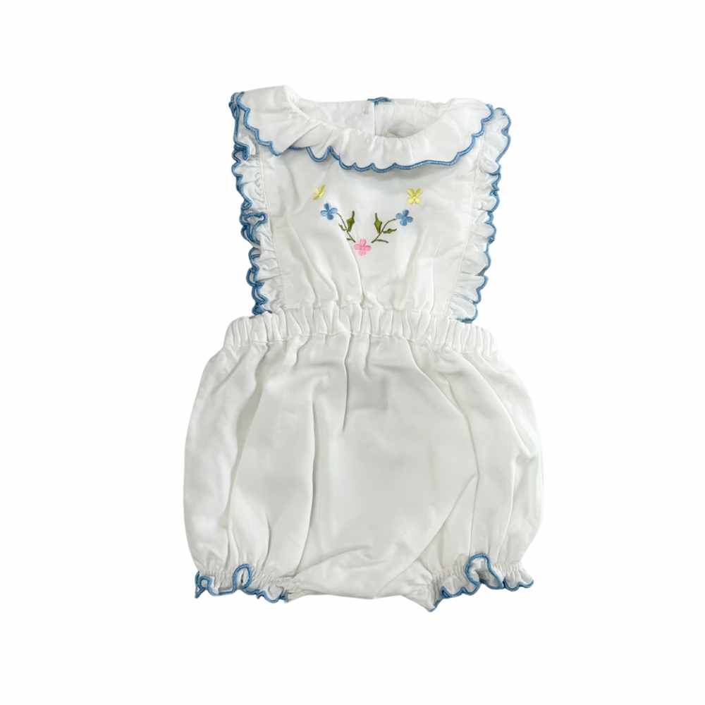 The New Society Hermione Baby Romper - Coconut