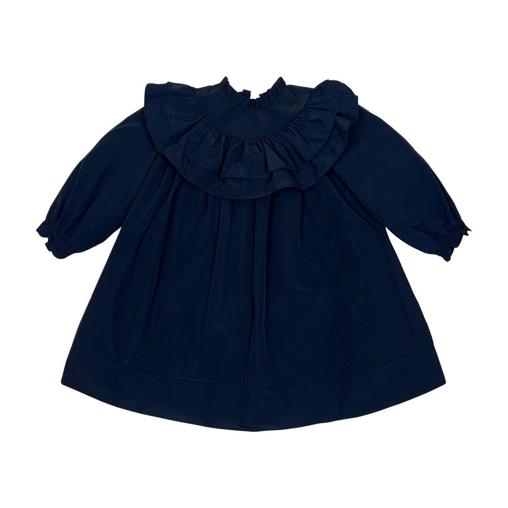 Teela Tafetta Dress - Navy