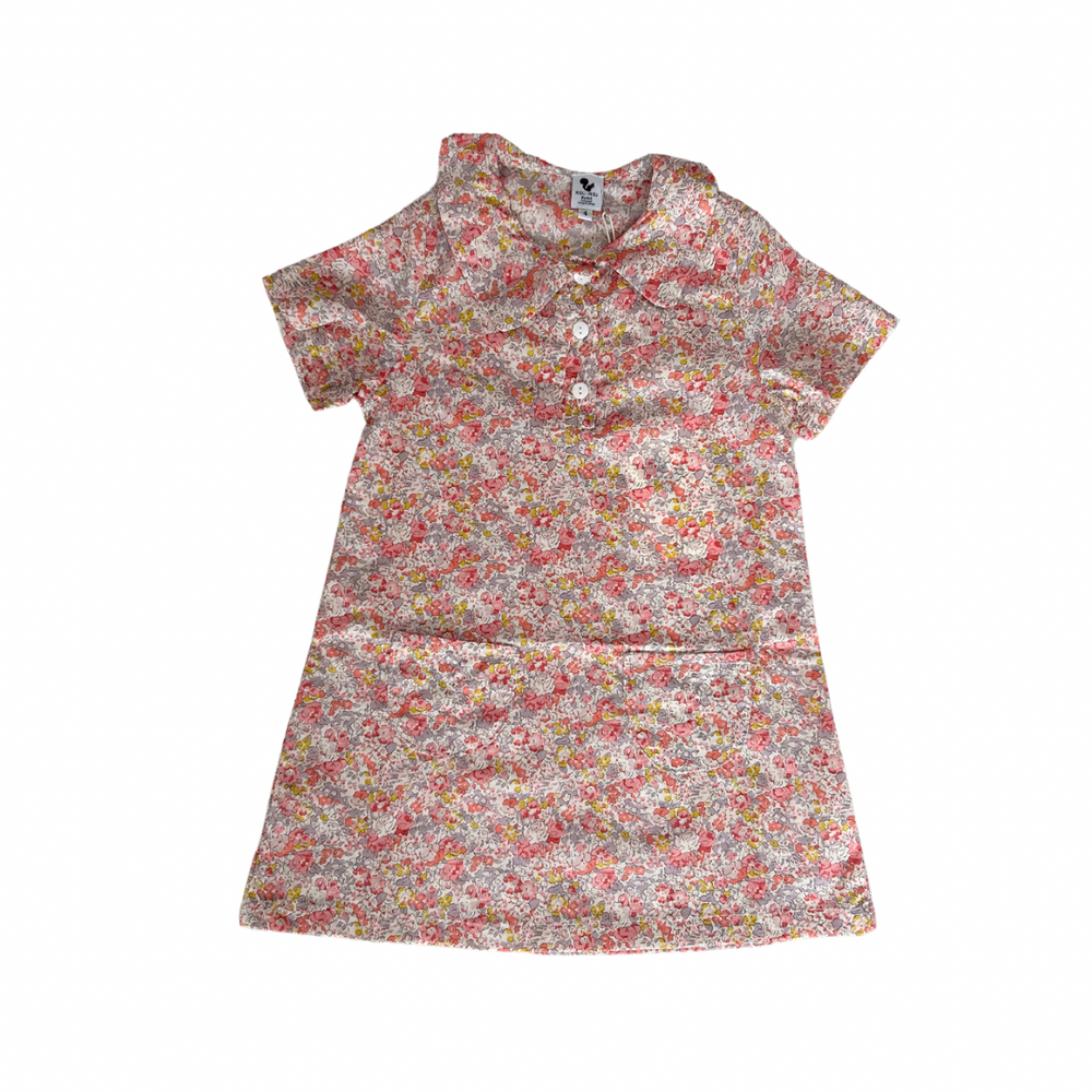 Risu Risu Polo Dress - Roseraie Liberty