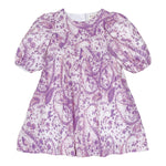 Teela Paisley Dress - Purple