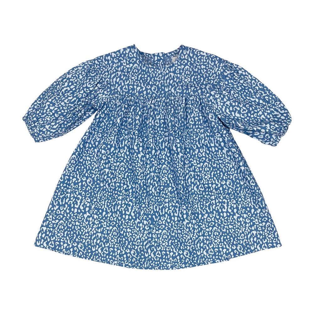 Teela Leopard Denim Dress