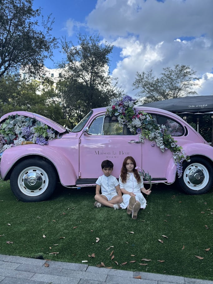 We The Kids Girls Set - White/Lilac