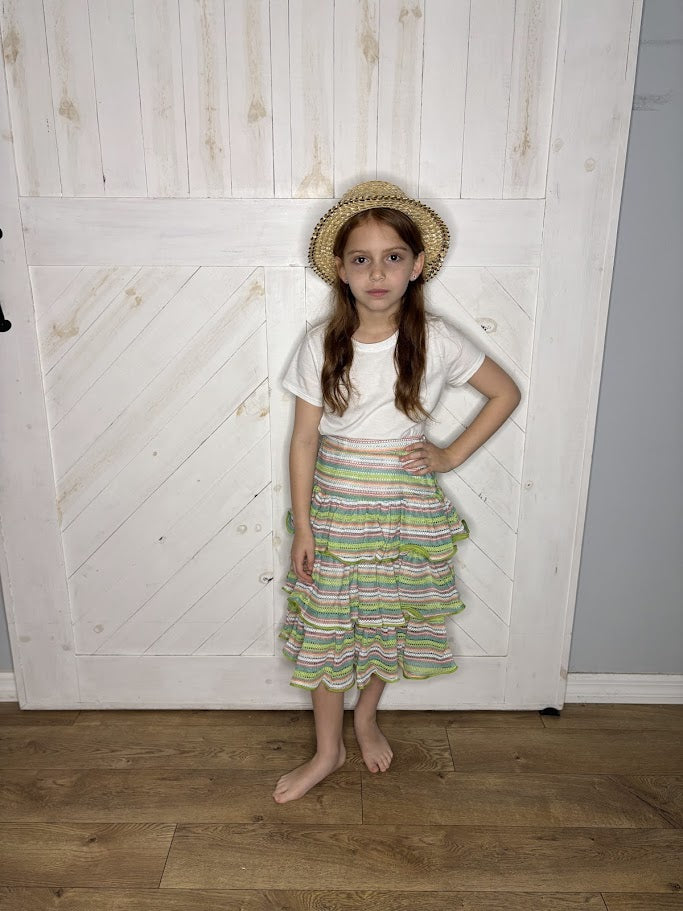 We The Kids Crochet Tiered Skirt