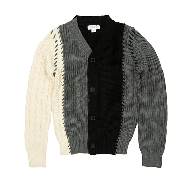 Motu Lou Cardigan - Charcoal