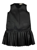 Teela Leather Jumper - Black