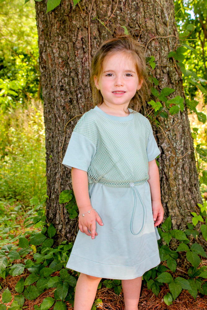 Montee Mesh Sports Dress - Sage