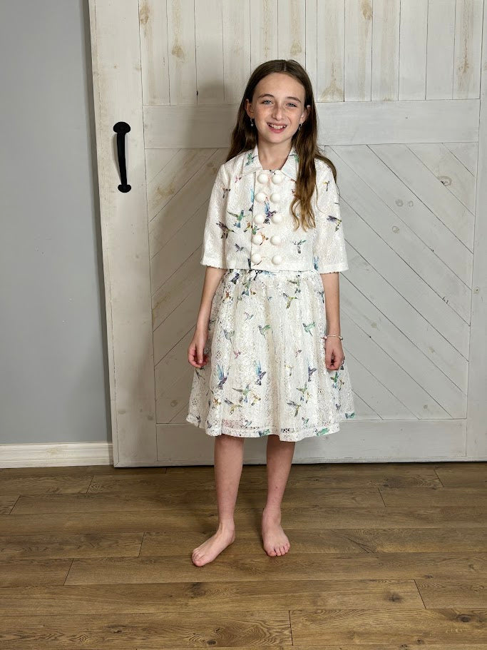 We The Kids White Lace Set