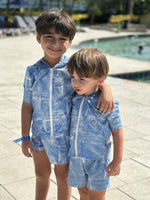 We The Kids Boy Swim Set - Blue Jean