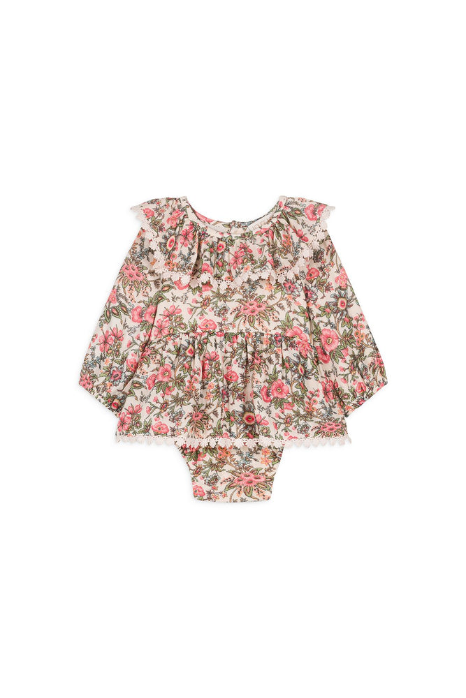 Louise Misha India Romper - Ivory Enchanted Fields