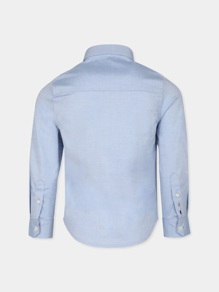 Boss J25o35 Long Sleeve Shirt Blue 8 Years Boss J25o35 Long Sleeve Shirt Blue 8 Years