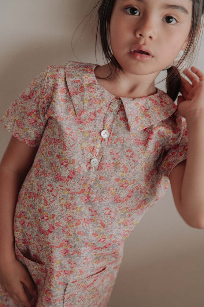 Risu Risu Polo Dress - Roseraie Liberty