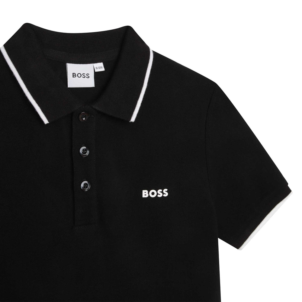 Hugo Boss Collar Polo - Black