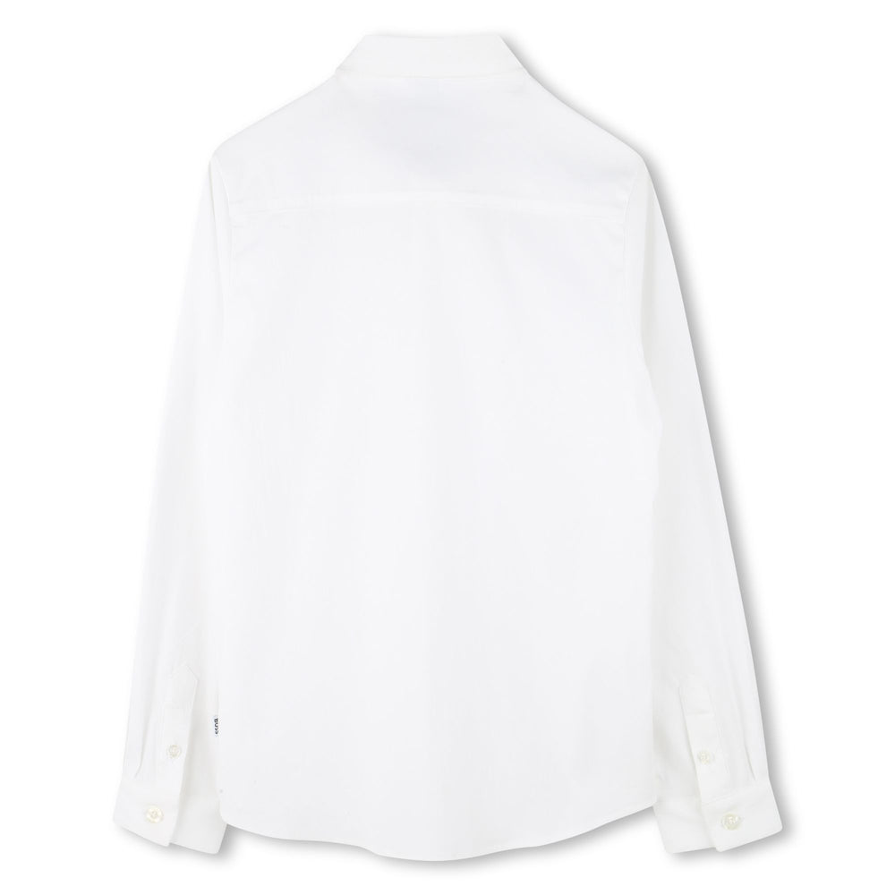 Hugo Boss Long Sleeve Button Down Shirt - White