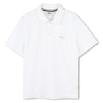 Hugo Boss Loose Fit Polo - White