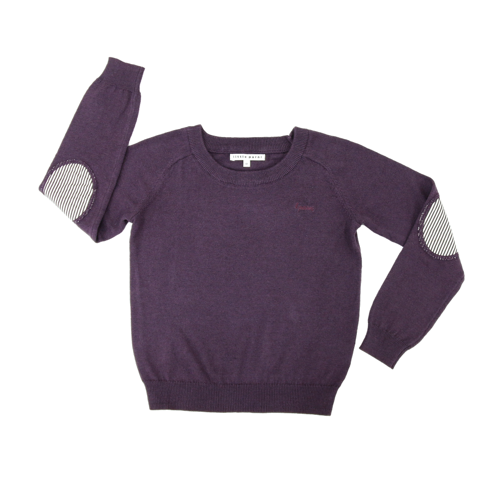 Little Parni Boys Sweater - Plum