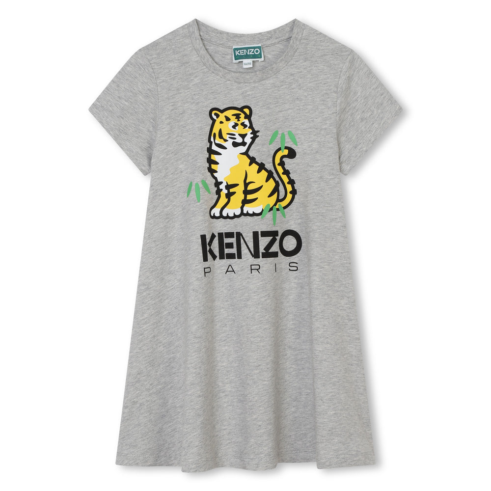 kenzo grey dress Kenzo Kenzo Logo Long Dress Pale Grey Women > Kenzo Logo
