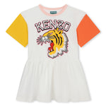 Kenzo Colorblock Tiger Dress