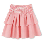 Kenzo Striped Ruffle Skirt - Red