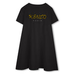 Kenzo Tiger Patch Back Logo Dress - Slate Blue
