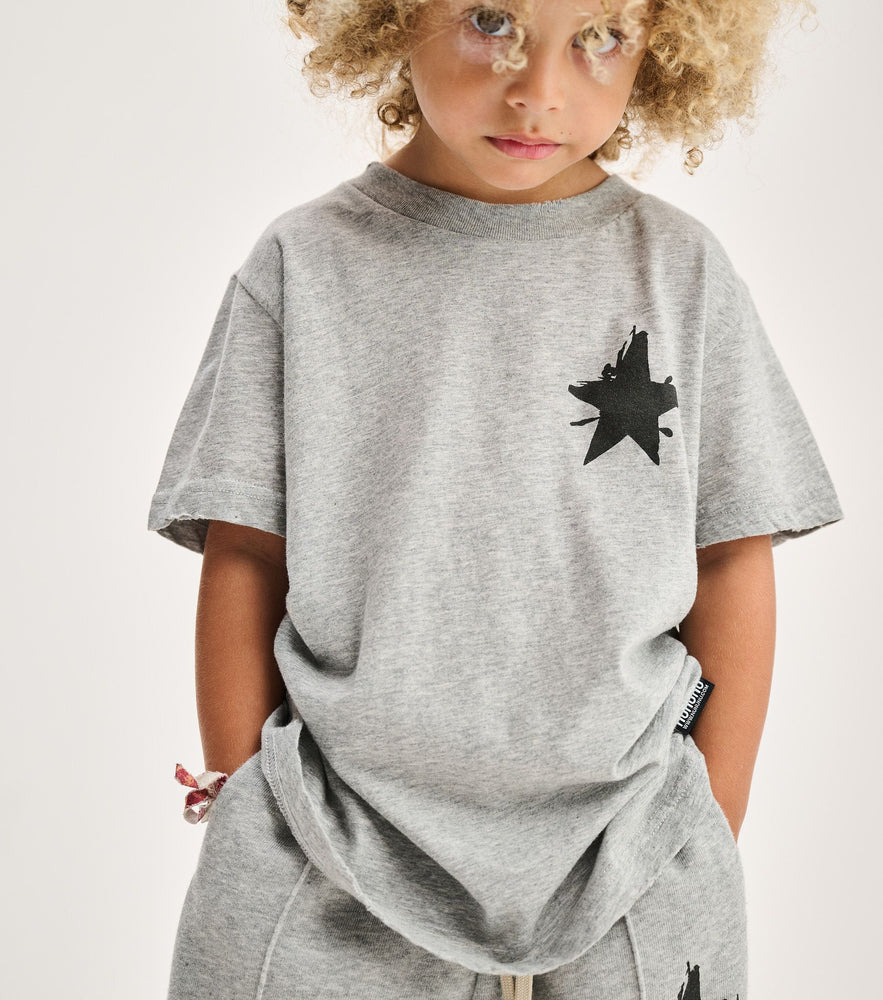 Nununu Side Splat T-shirt - Heather Grey