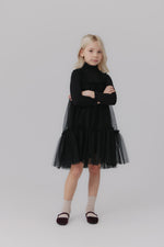 Kipp Tulle Midi Jumper - Black