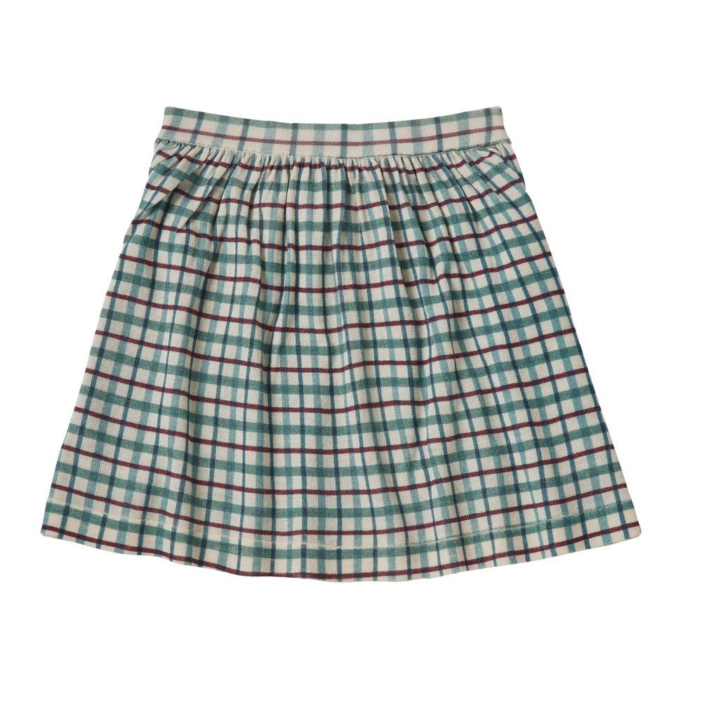 Fub Printed Check Skirt