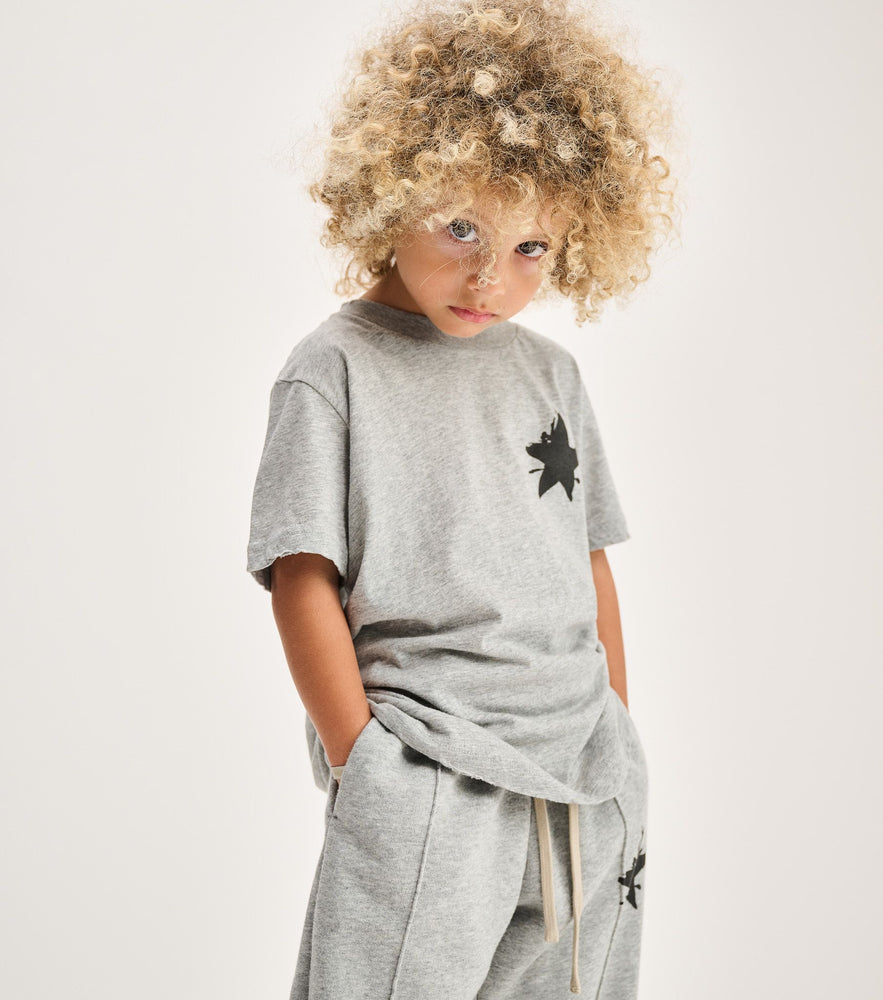 Nununu Side Splat T-shirt - Heather Grey