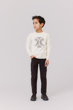 Kipp Everette Knit Sweater - White