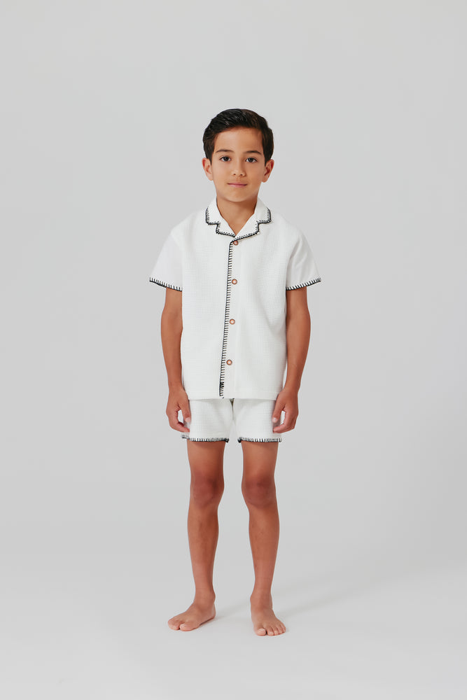 Kipp Aiden Crochet Top - White