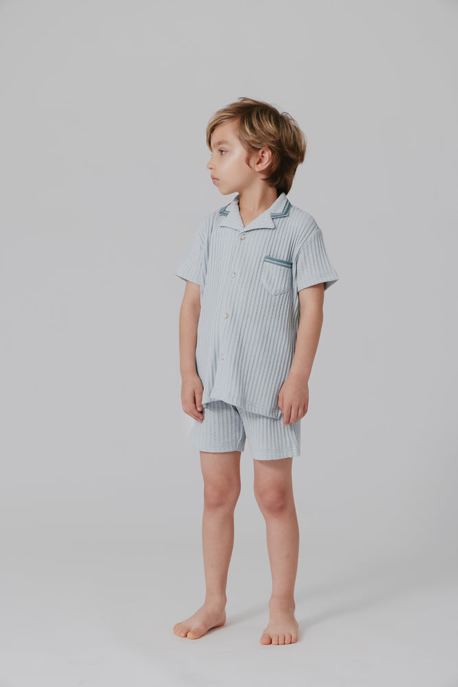 Kipp Leo Pull On Shorts - Blue
