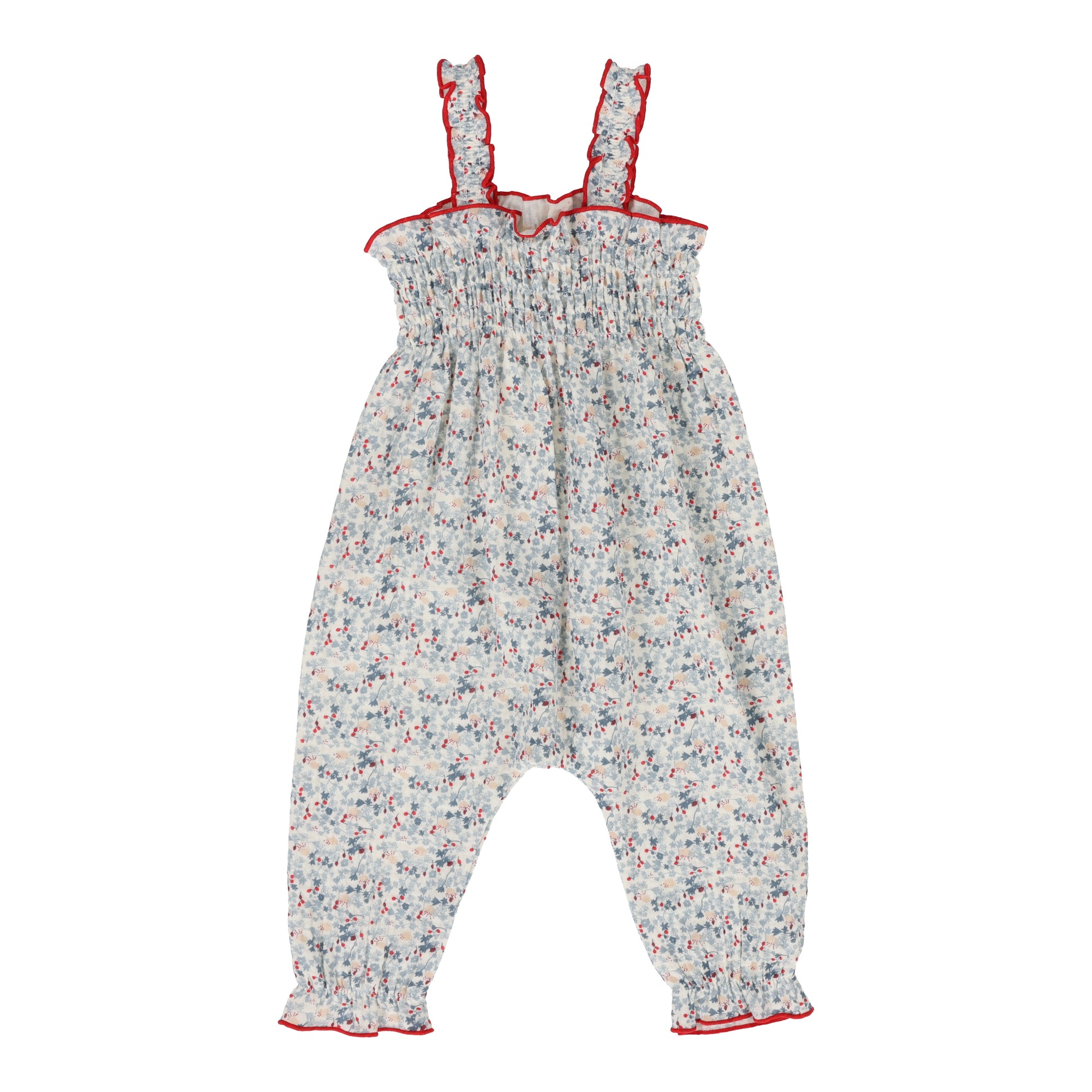 Lil Legs Long Bubble Romper - Floral