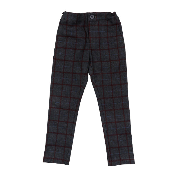 Motu Vance Plaid Pants - Wine